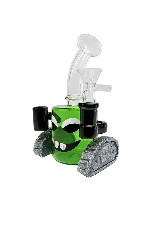 6" Dankenstein Evil Smile Glass Bong