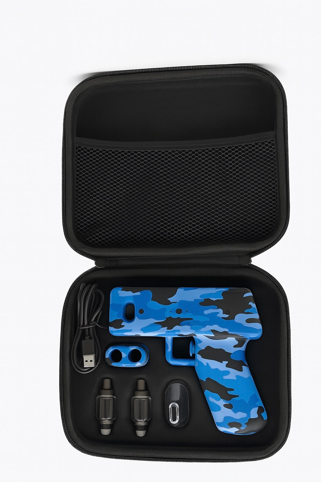 Party Time Vaporizer Gun Shape Wax Oil Electric DAB Rigs Gun Electronic Atomizer USB Device