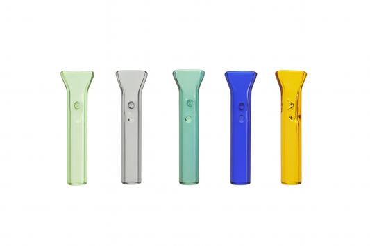 2.5'' Colorful Glass Straight Chillum Pipe