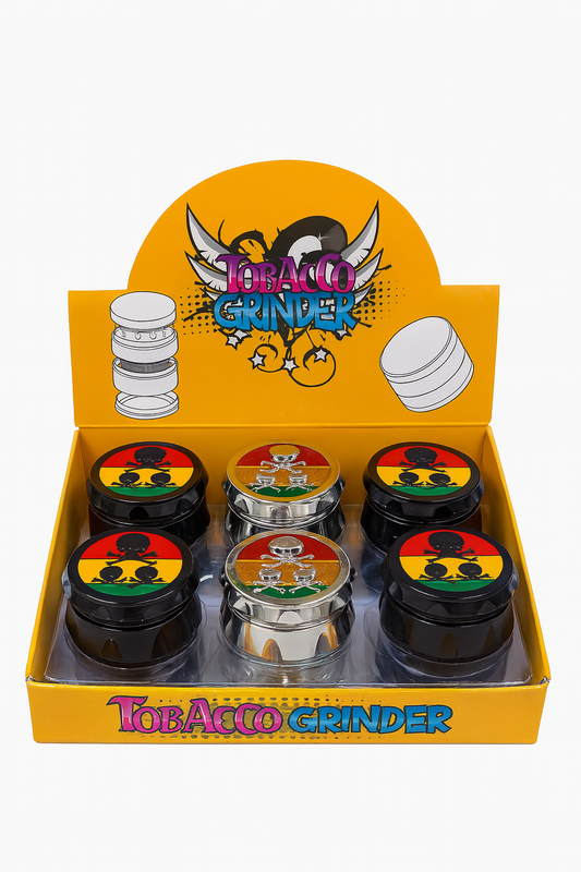 55mm Designer Grinder with Skull Face design