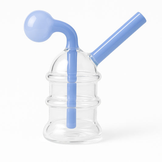 4" Mini Glass Bubbler Bong