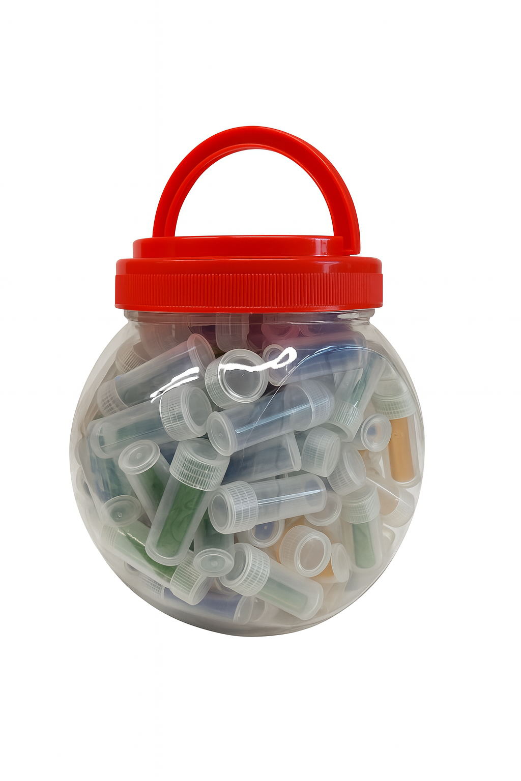 2.5'' Colorful Glass Straight Chillum Pipe