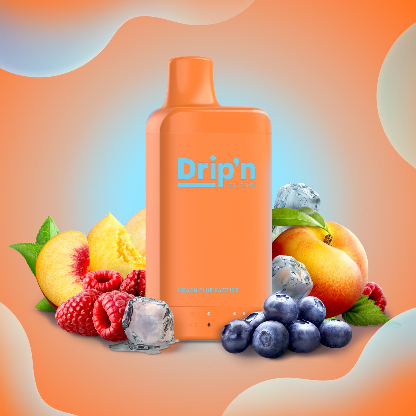 Drip'n by Envi 8mL - Peach Blue Razz Ice