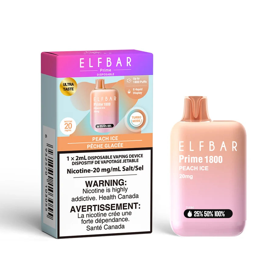 ELFBAR Prime 20mg - Peach Ice