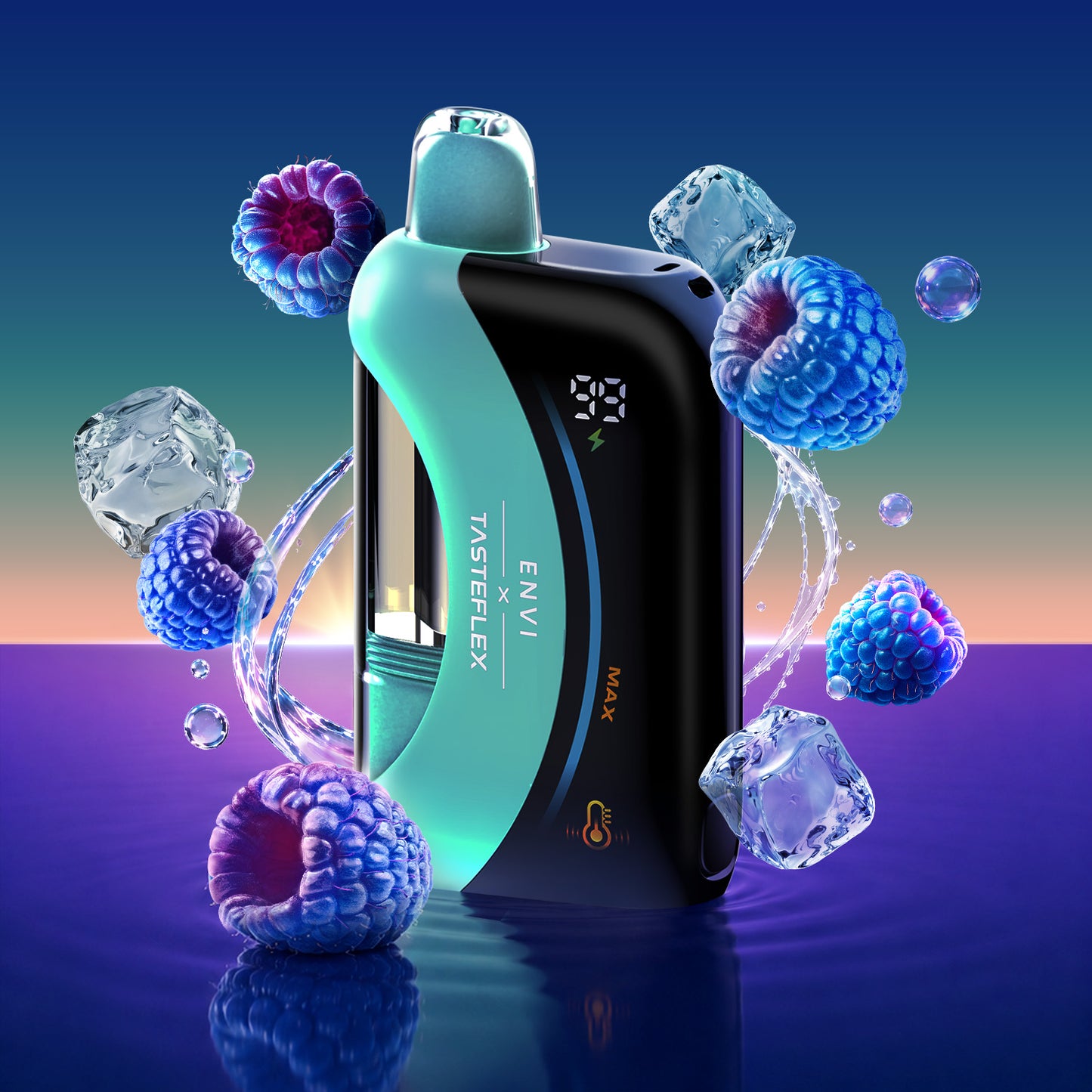 Blue Razz Ice ENVI x Tasteflex Cresmo