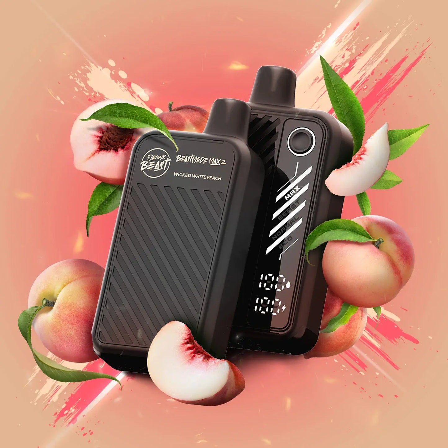 Flavour Beast Beast Mode Max 2 – Wicked White Peach