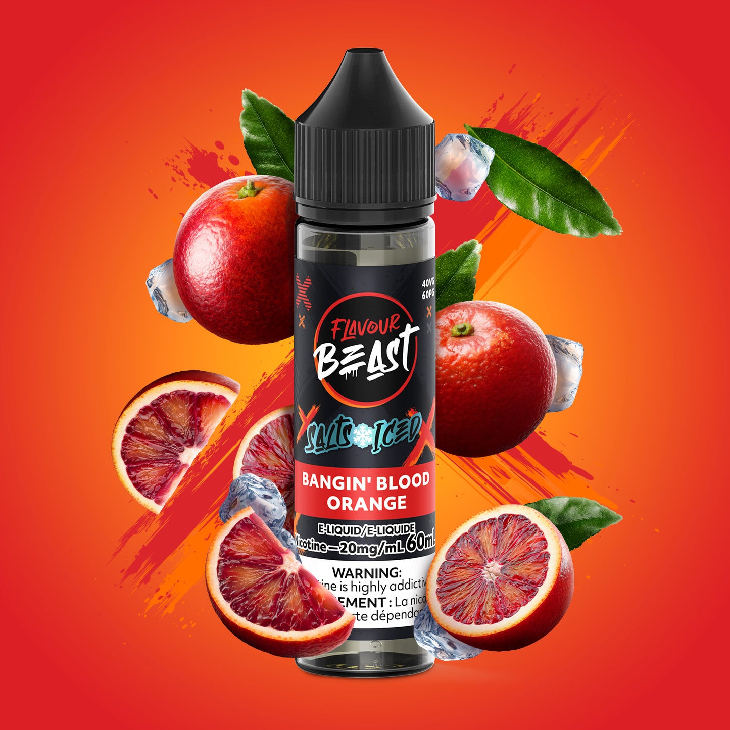 Flavour Beast E-Liquid - Bangin' Blood Orange Iced