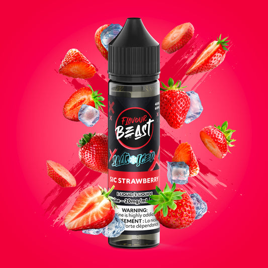 Flavour Beast E-Liquid - Sic Strawberry Iced