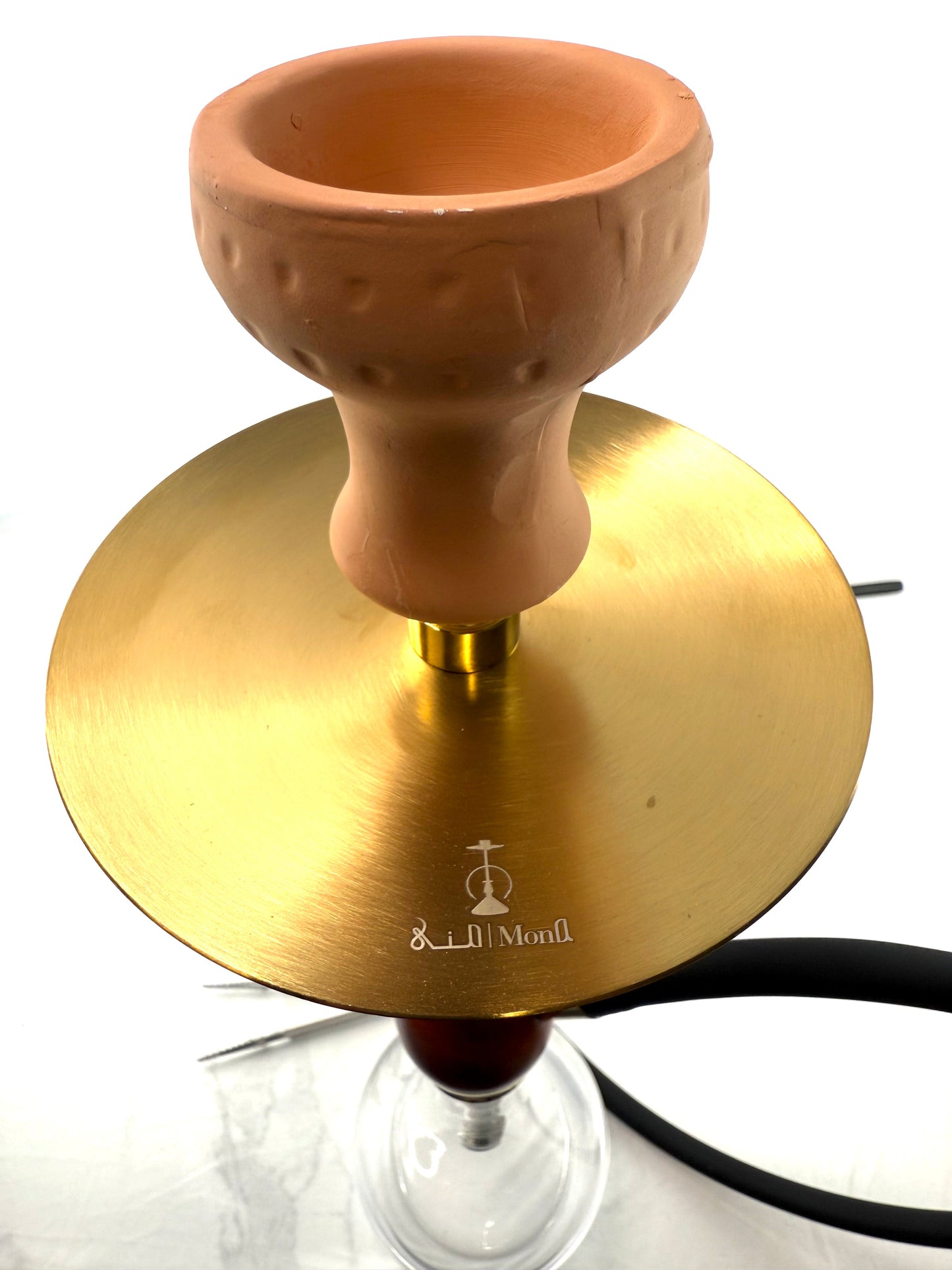 23" Gold Havana Teardrop Base Single Hose Hookah