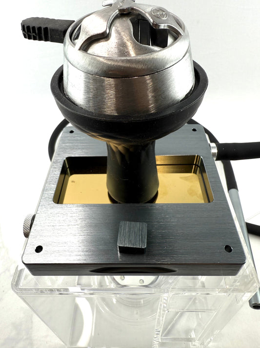 6"x6"x13" Single Hose Magnetic Hookah Cube