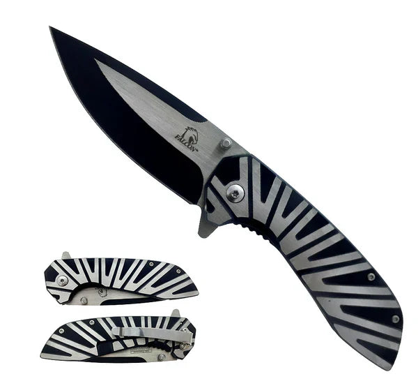 3" Black Blade / Black Handle