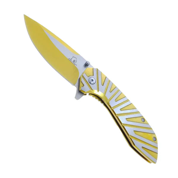 3" Gold Blade / Gold Handle