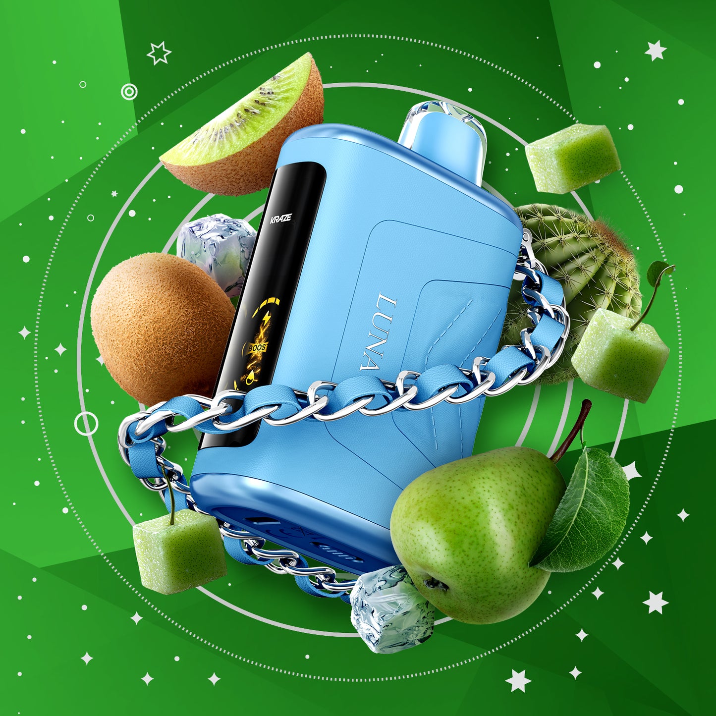 Kraze Luna – Kiwi Pear Cactus G Ice