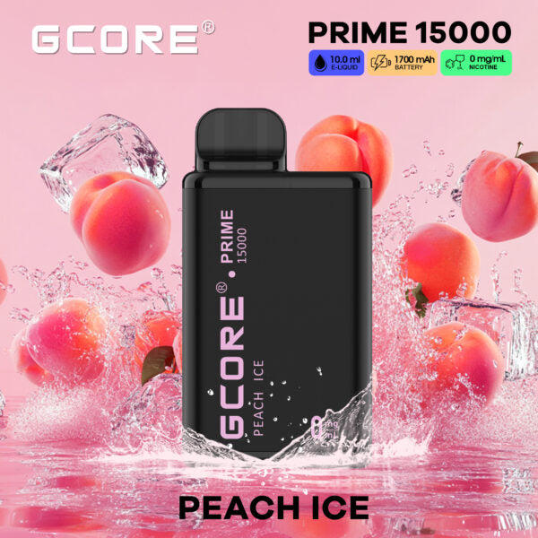 Gcore Prime 15000-Peach Ice 0mg/ml