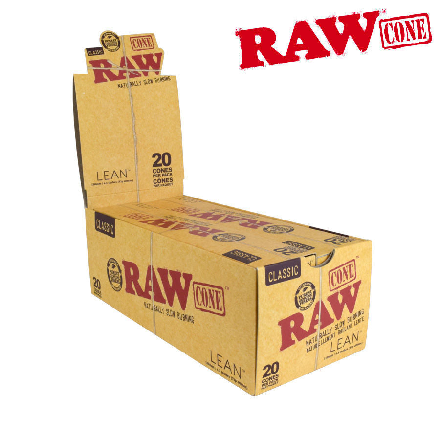 Raw Classic Cone Lean 20 Cone per pack