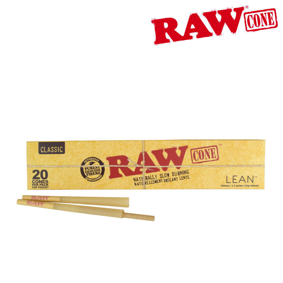 Raw Classic Cone Lean 20 Cone per pack