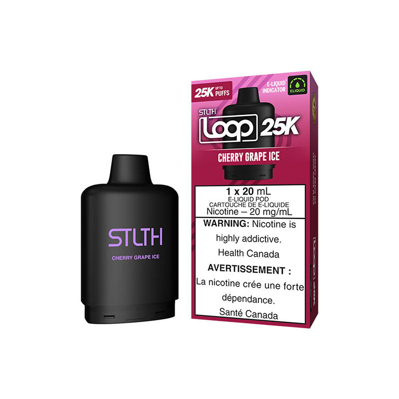 STLTH LOOP 25K POD- CHERRY GRAPE ICE