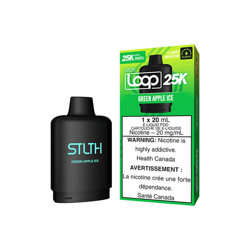 STLTH LOOP 25K POD- GREEN APPLE ICE