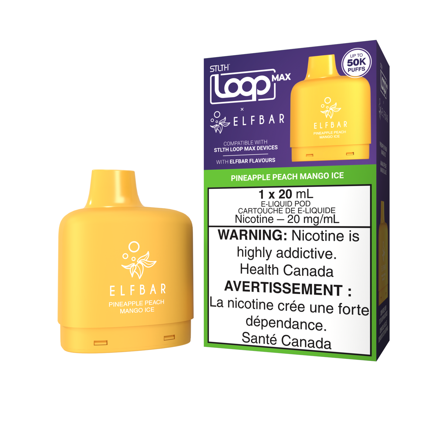 STLTH LOOP MAX X ELFBAR - PINEAPPLE PEACH MANGO ICE