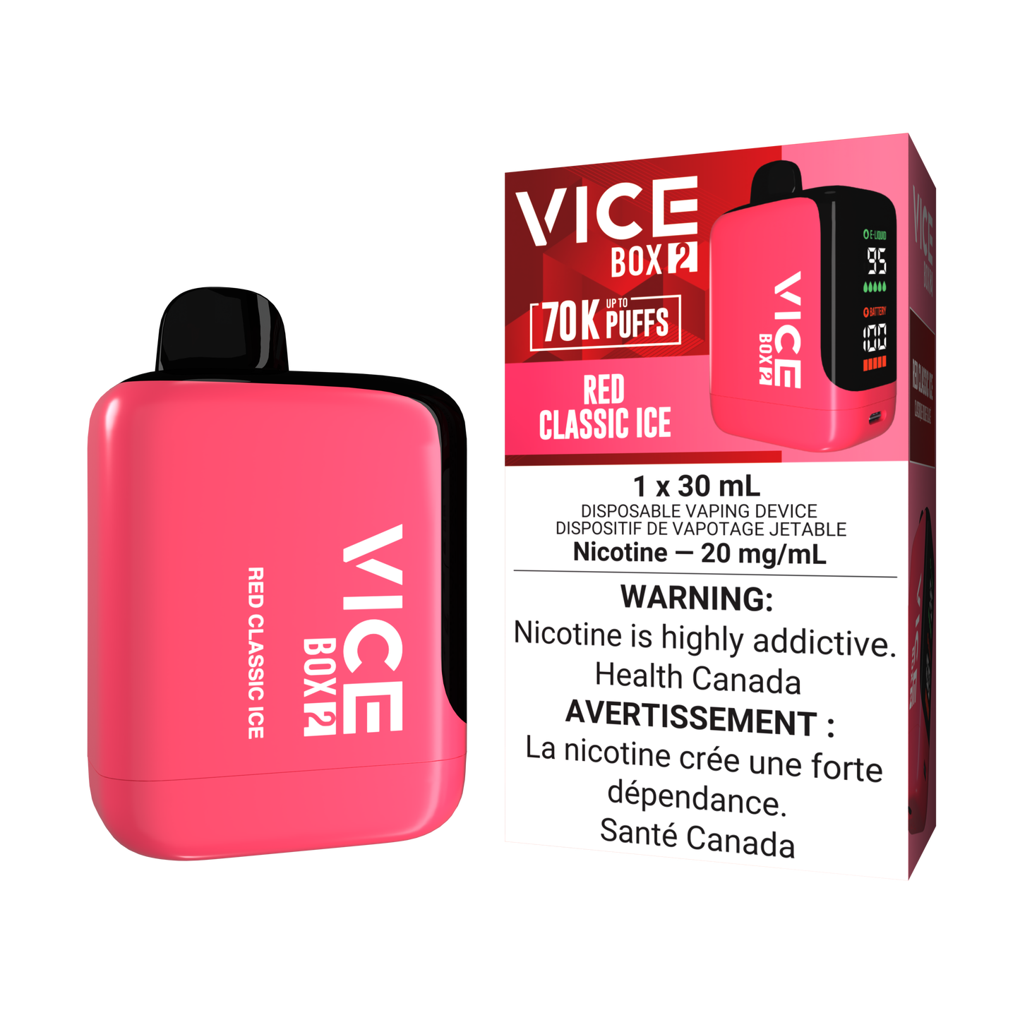 VICE 70K - RED CLASSIC ICE
