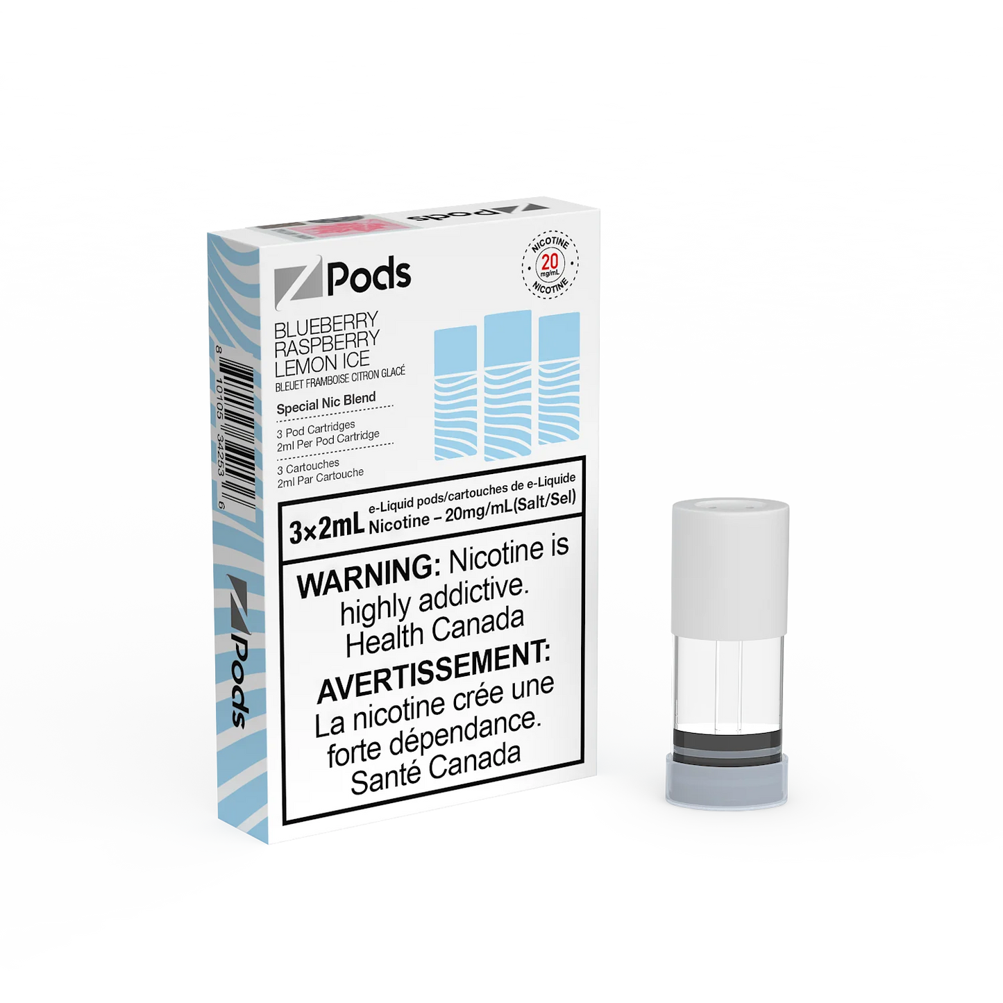 Blueberry Raspberry Lemon Ice