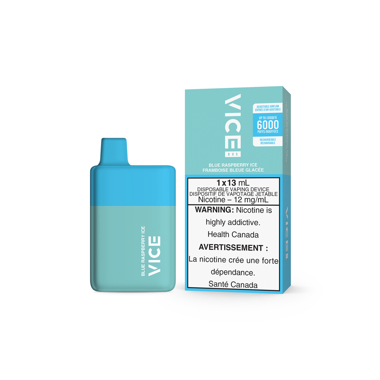 VICE 6000 DISPOSABLE - BLUE RASPBERRY ICE
