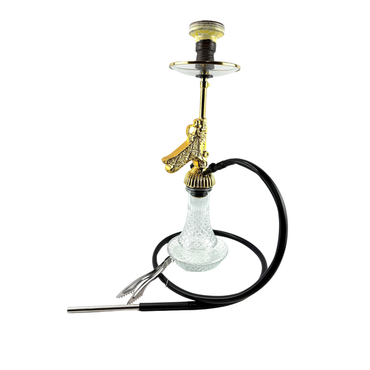24" Hookah Set Revolver Shape Hookah with Full Shiny Diamonds