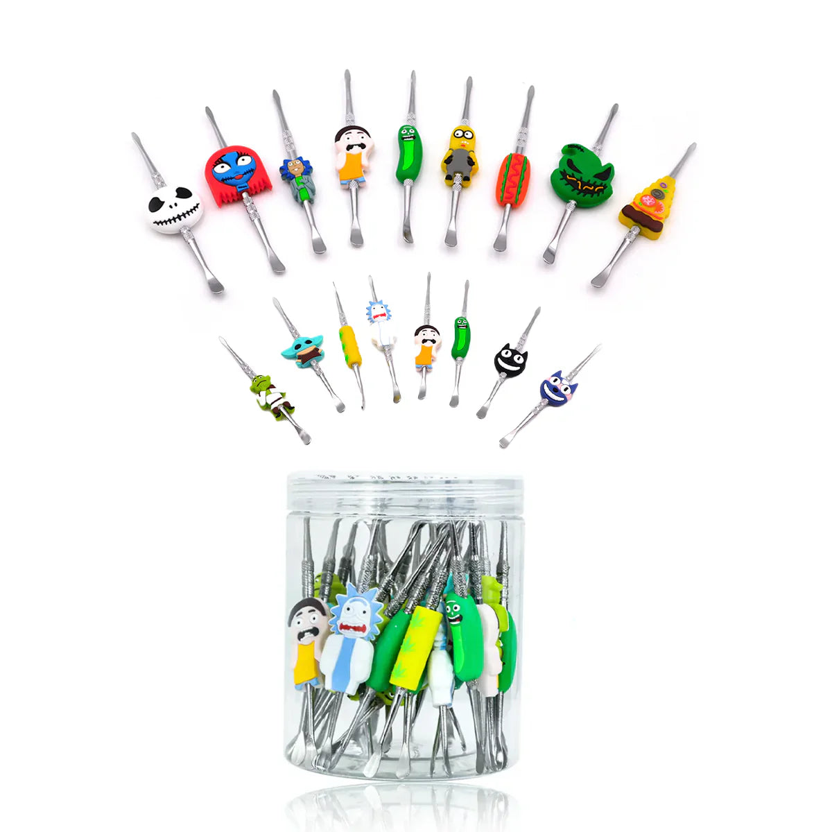 Wax DAB Sculpting Tool 120mm Spoon Stainless Steel with Silicone-1 pcs