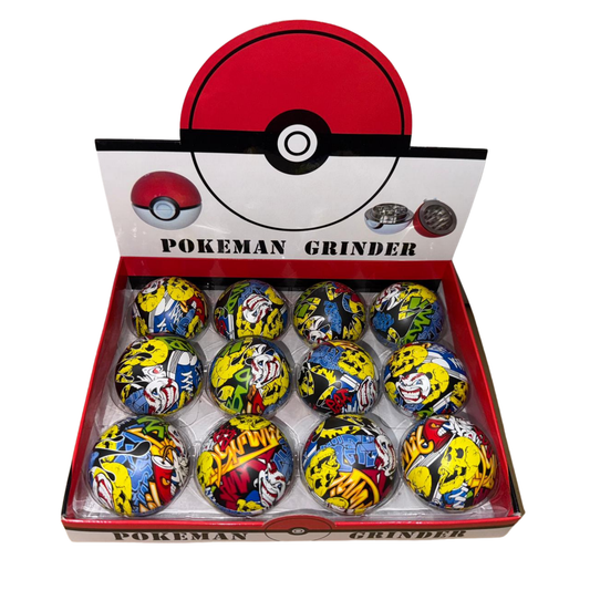 55mm colorful Spherical Metal Grinder-Character Theme