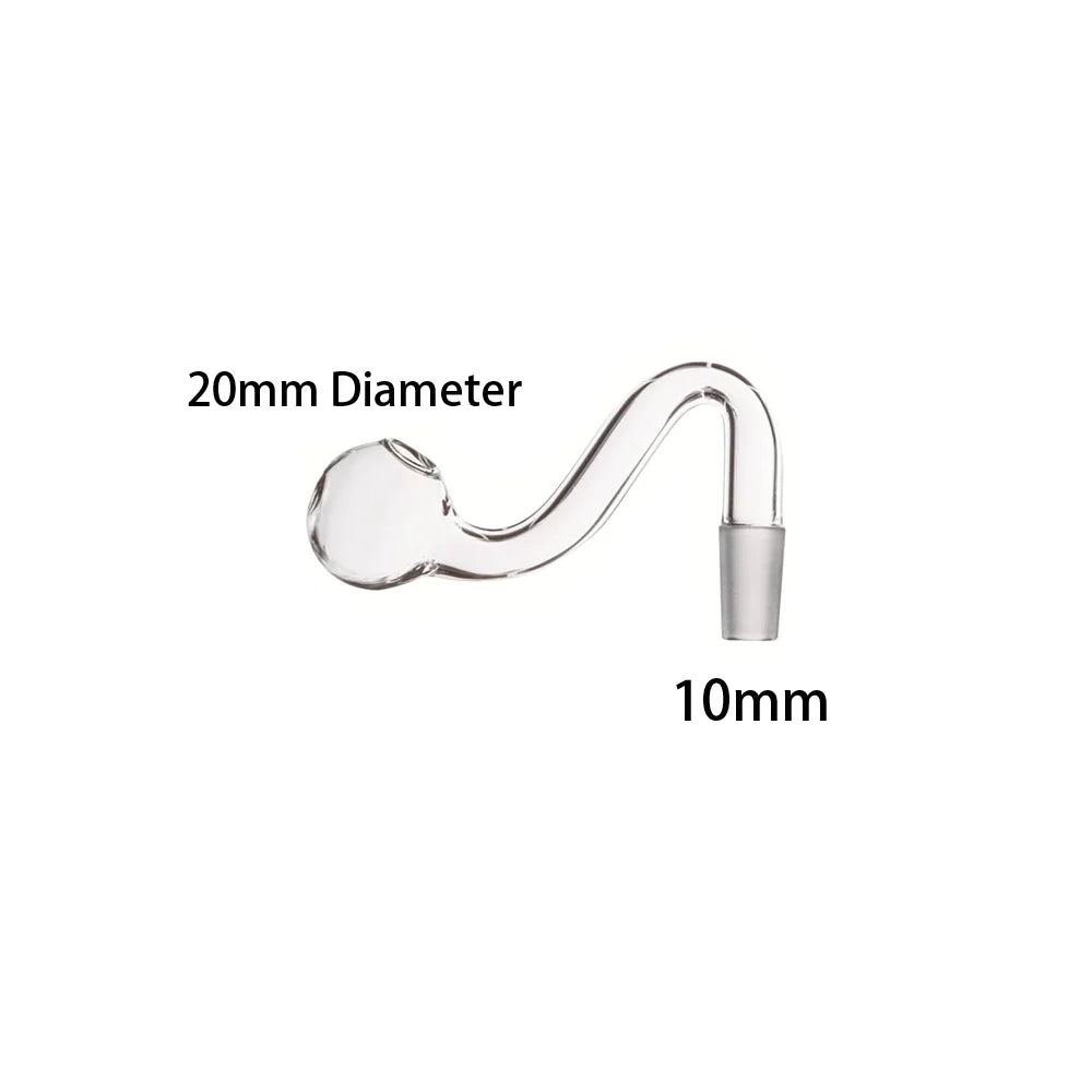 2 Pcs of 10mm Male Pyrex Glass Oil Bowl