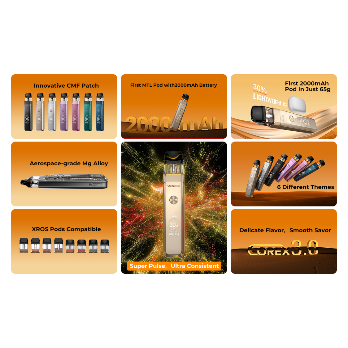 Vaporesso XROS PRO 2 Open Pod Kit 2mL [CRC Version]