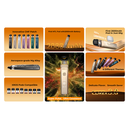 Vaporesso XROS PRO 2 Open Pod Kit 2mL [CRC Version]