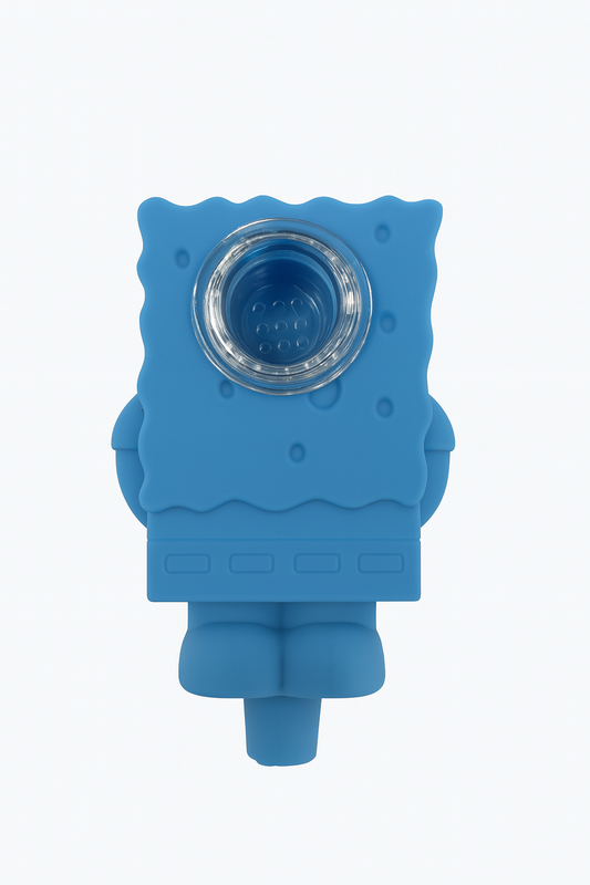 4'' Spongebob Silicone Hand Pipe