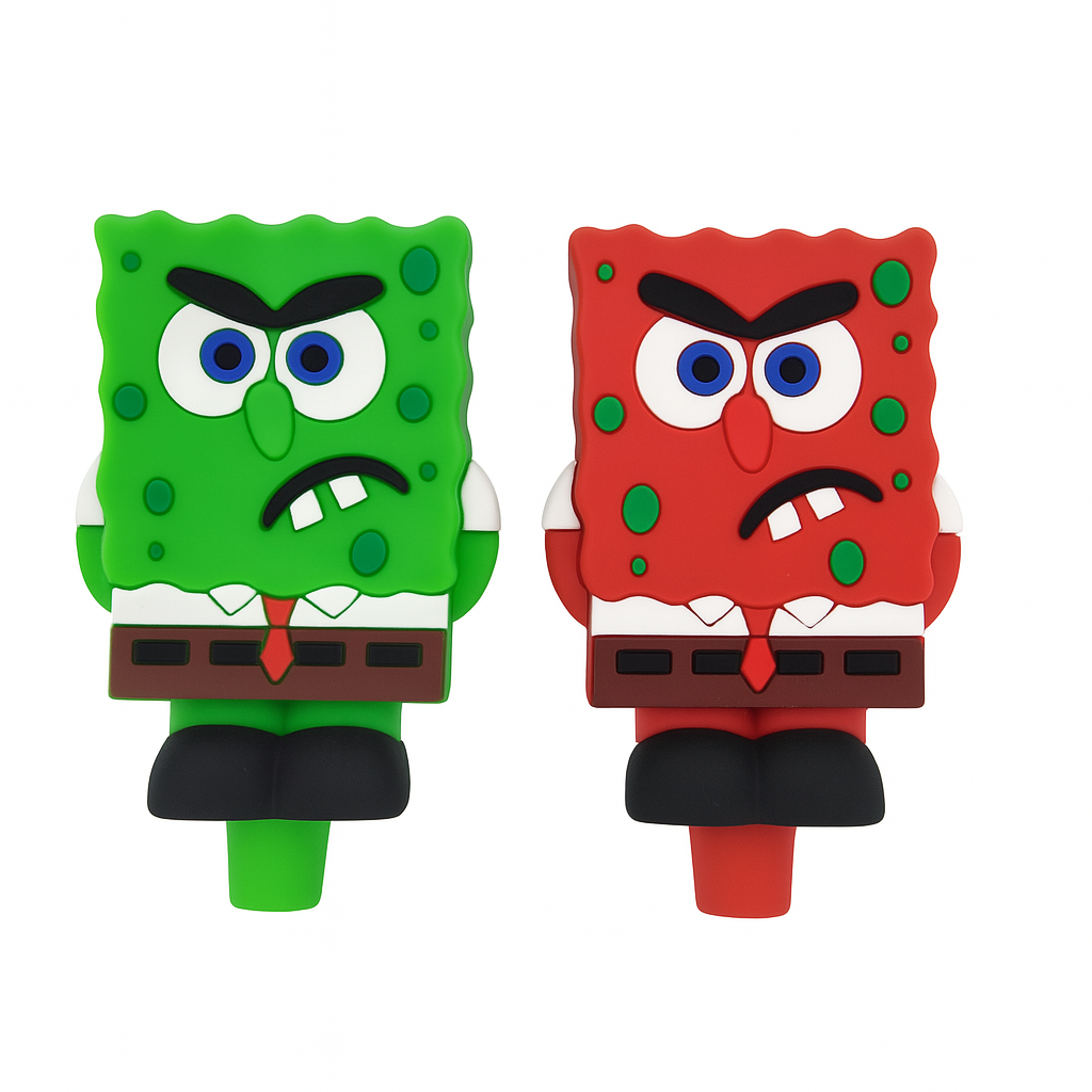 4'' Spongebob Silicone Hand Pipe