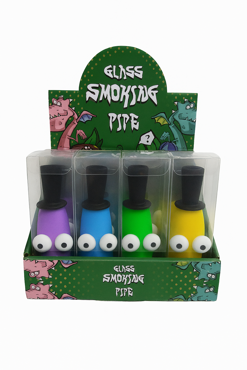 4" Colored Mr. Poppy Butt Hole Silicone Pipe – Assorted Colors