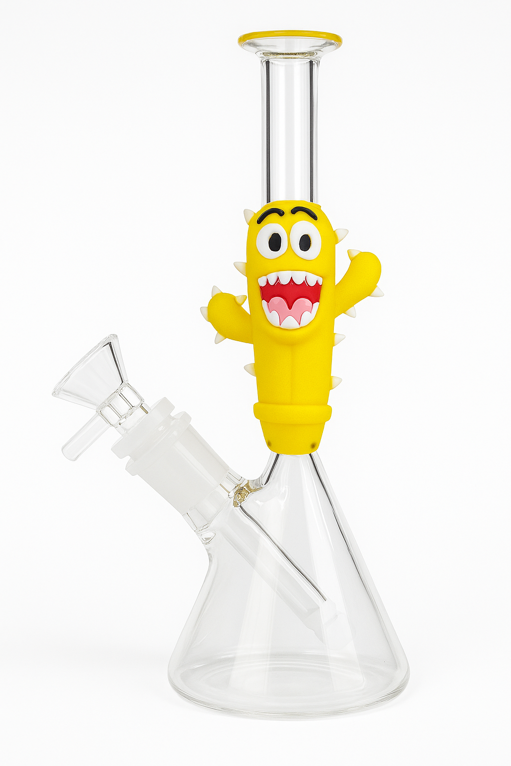 6''Mini Glass Bong With Silicone Assorted Character