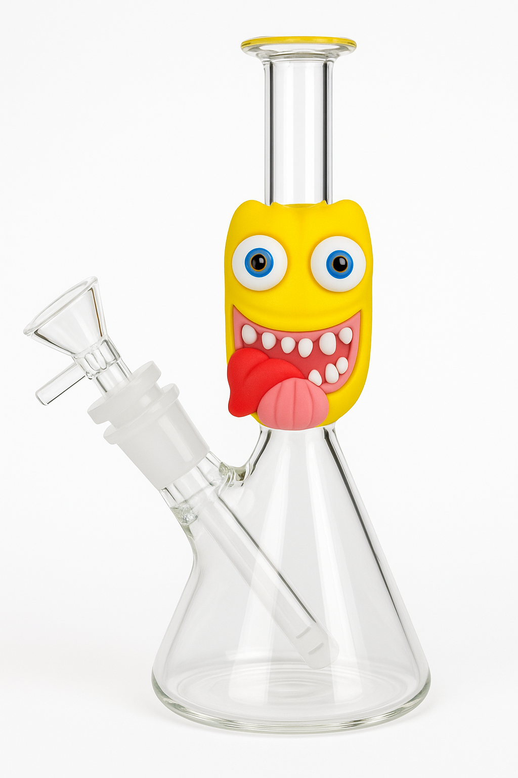 6''Mini Glass Bong With Silicone Assorted Character