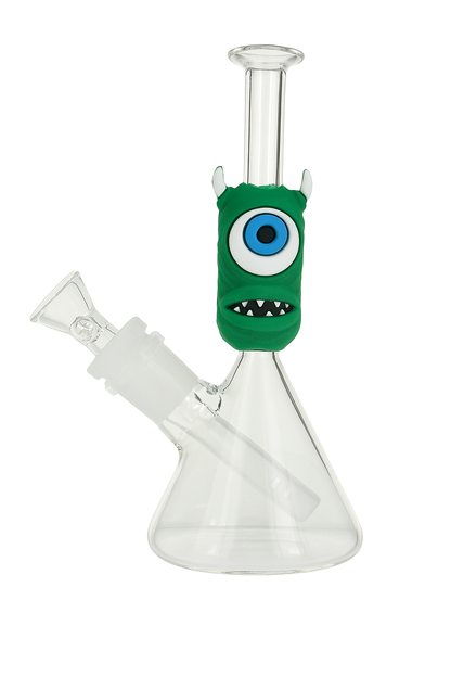 6''Mini Glass Bong With Silicone Assorted Character