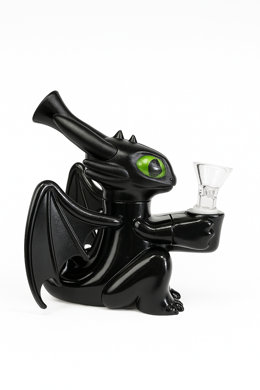 5.5" Black Dragon Silicone Water Pipe