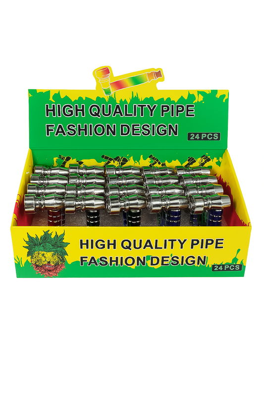 Portable Pocket Metal Smoking Pipe-2pcs