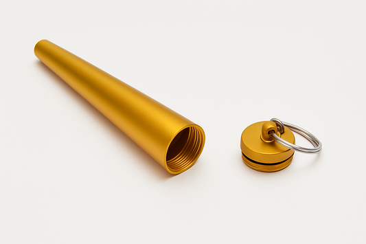 2pcs of 4.7'' Aluminum  Holder Container Waterproof Storage Case