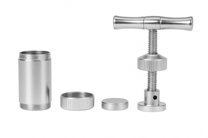 Pollen Press with Durable T Handle Anodized Stainless Steel