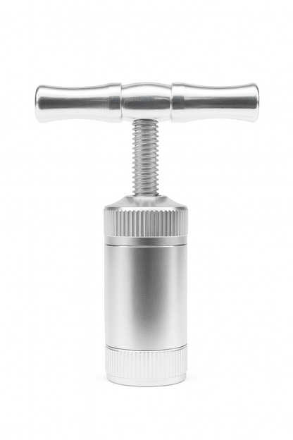 Pollen Press with Durable T Handle Anodized Stainless Steel