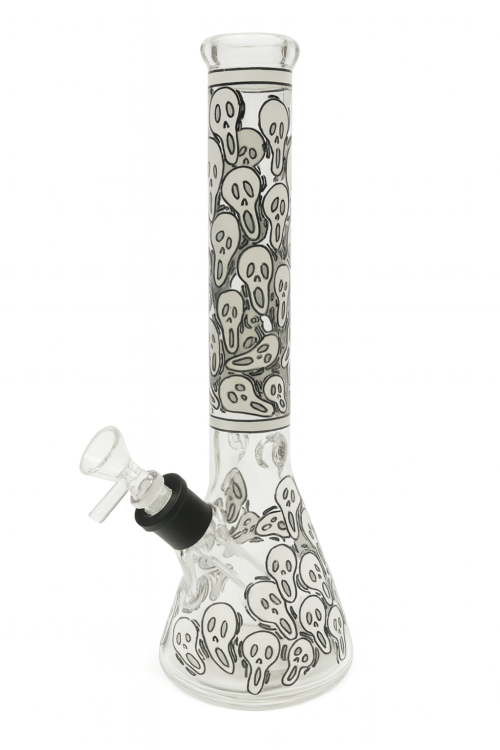 10'' Glow in The Dark Glass Bong