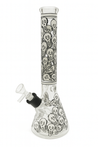 10'' Glow in The Dark Glass Bong