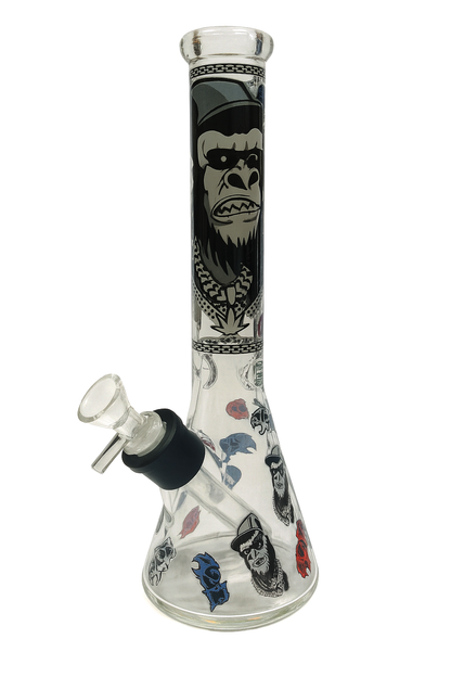 10'' Glow in The Dark Glass Bong