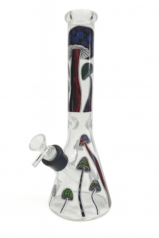 10'' Glow in The Dark Glass Bong