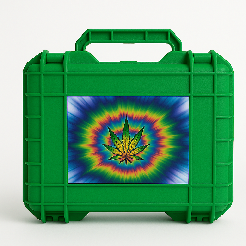 Smoke Set w/ 4.5" Glass Rig, Grinder, Jar, Ashtray, Sculpting Tool & 30 Cones