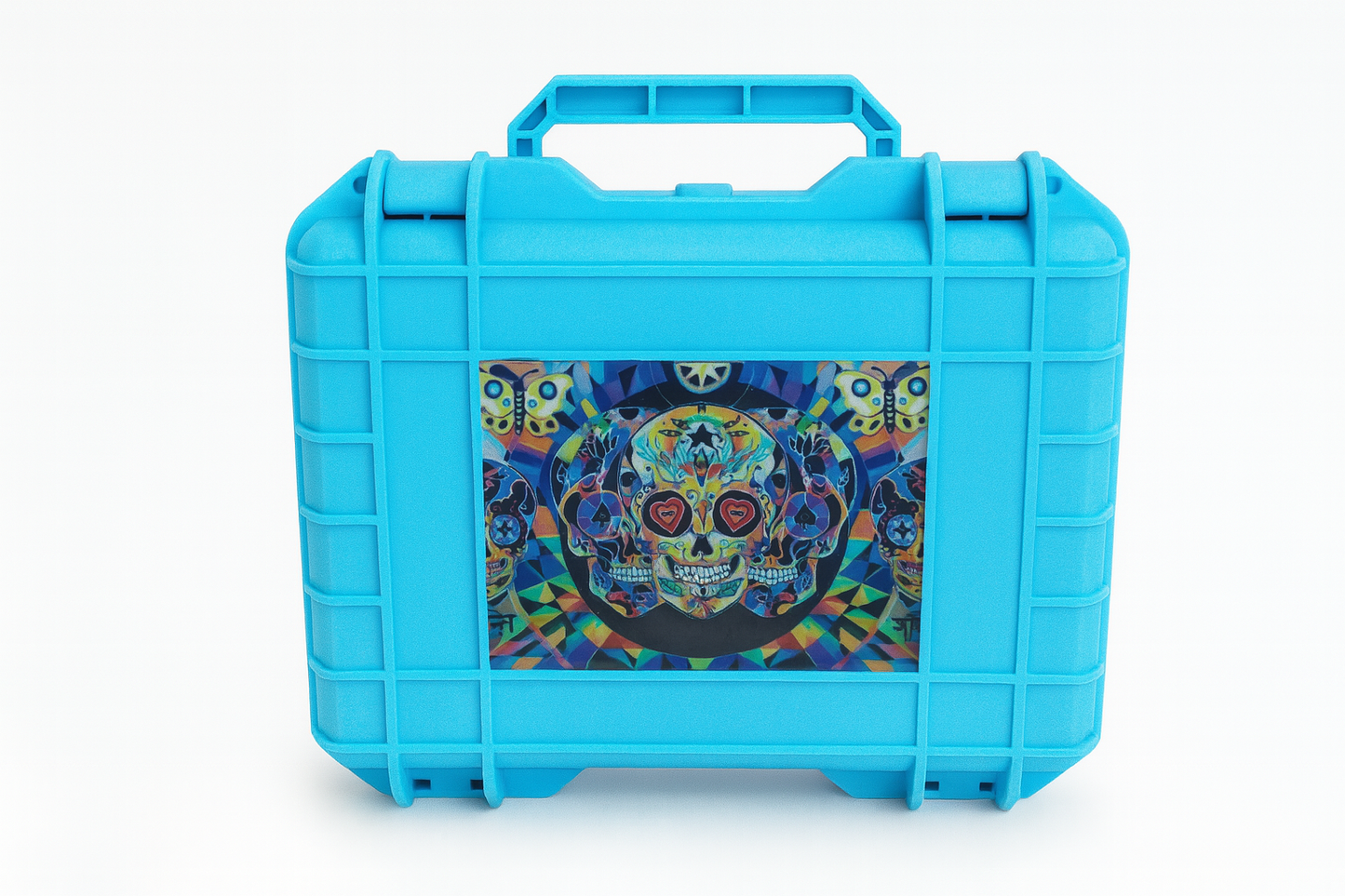 Smoke Set w/ 4.5" Glass Rig, Grinder, Jar, Ashtray, Sculpting Tool & 30 Cones