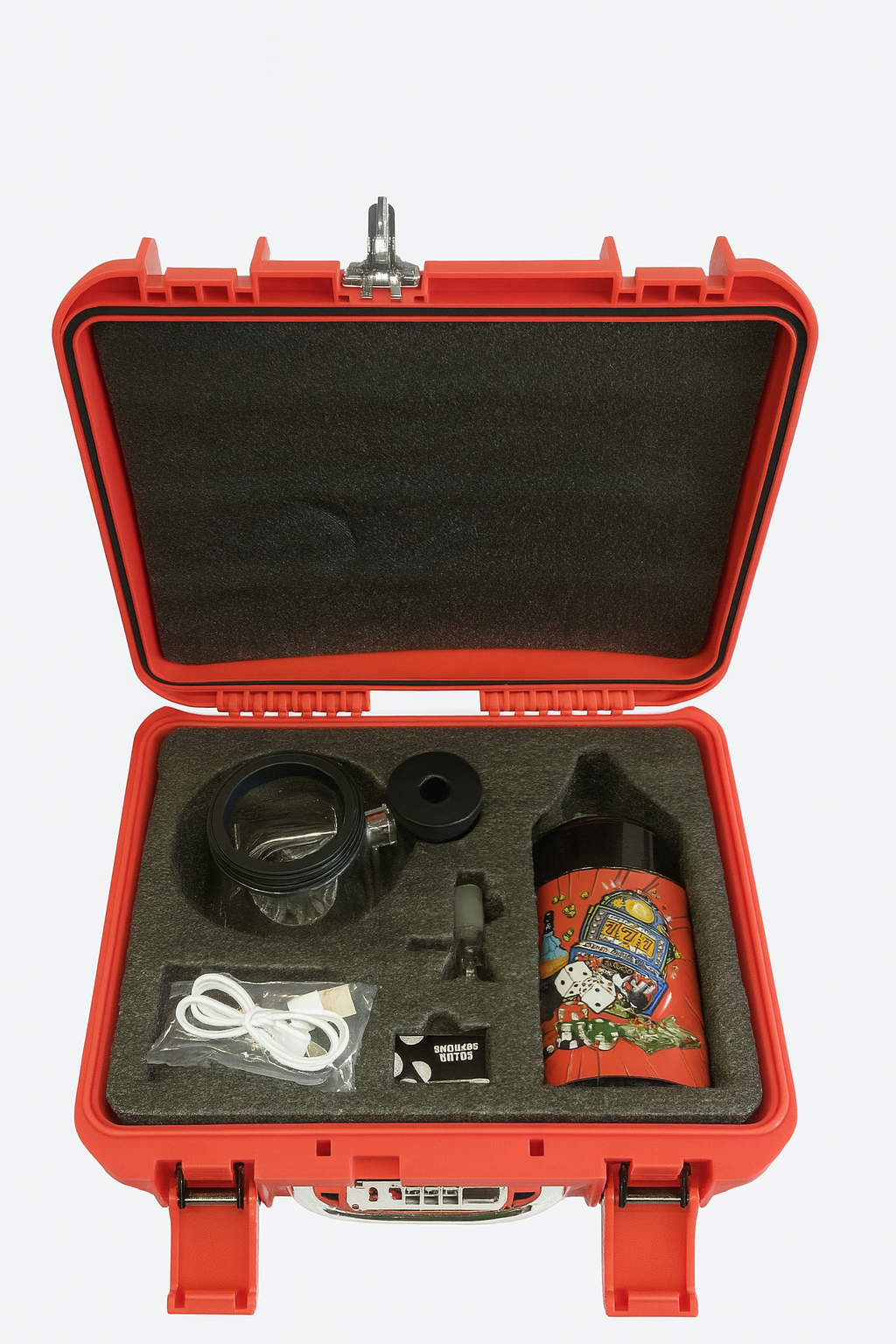 10" Smoke Thrower with built-in Lights w/ Print Design